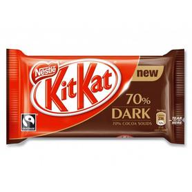 Kit kat nestle dark 70% cacao paquete de 4 barritas