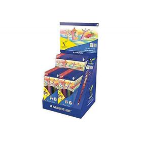 Lapices de colores staedtler wopex ecologico expositor de 20 cajas de 12 colores y 5 cajas de 24 colores