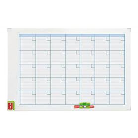 Planning magnetic.nobo mensual rotulable marco metalico 90x60 cm