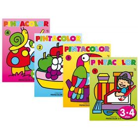 Cuaderno para colorear pinta color para niños de 3-4 años 16 paginas 280x210 mm