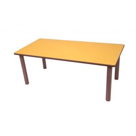 Mesa madera mobeduc talla 0 rectangular con tapa laminada haya 120x80 cm