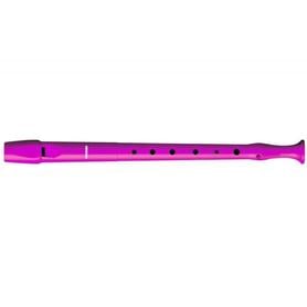 Flauta hohner 9508 color rosa funda verde y transparente
