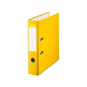 42324 - Archivador de palanca Esselte de 75 mm de lomo tamaño folio cartón forrado de color amarillo con rado