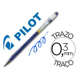 Boligrafo pilot g-1 azul tinta gel