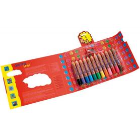 Lapices de colores giotto super bebe caja de 12 lapices colores surtidos + sacapuntas