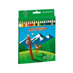 Lapices de colores alpino 656 c/ de 18 colores largos