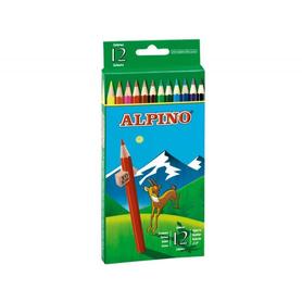 Lapices de colores alpino 654 c/ de 12 colores largos