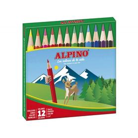 Lapices de colores alpino 652 c/ de 12 colores cortos