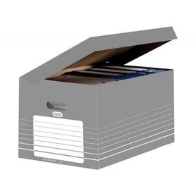 Cajón archivo definitivo Elba folio con capacidad 5 archivadores de 100 mm de lomo cartón azul
