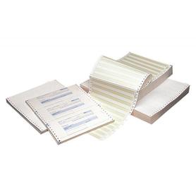 Papel continuo 240x11 blanco -3 hojas -caja de 1000 juegos