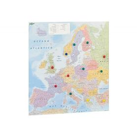 Mapa mural faibo europa plastificado enrollado 110x98 cm