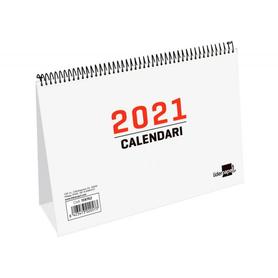 AM22 - Calendario espiral triangular liderpapel 2021 22x13 cm papel 120 gr texto en catalan