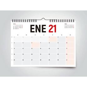 80509 - Calendario pared liderpapel 2021 42x29,7 cm papel 70gr