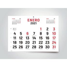 AM15 - Calendario pared liderpapel 2021 32x44 cm papel 70 gr