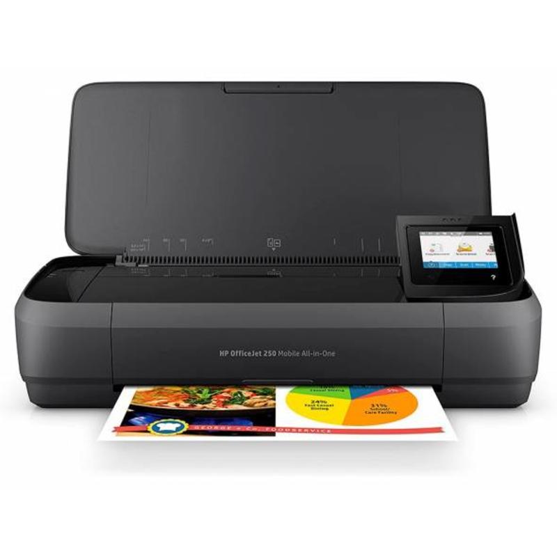 Compra Equipo multifuncion portatil hp officejet 250 wifi 4800x1200 tinta  10 ppm negro 7 color ppm escaner copiadora