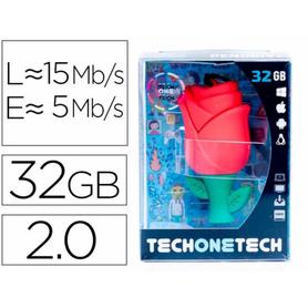 Memoria usb tech on tech rosa one 32 gb