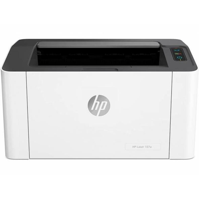 Compra Impresora hp 107w laser monocromo wifi 20 ppm a4 bandeja 150 hojas