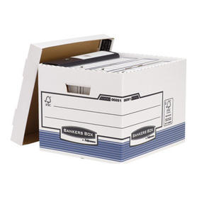 Cajon fellowes carton reciclado para almacenamiento de archivo capacidad 4 cajas de archivo tamaño din a4 rf8649 rf8649