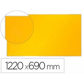 Tablero de anuncios nobo impression pro fieltro amarillo formato panoramico 55/ 1220x690 mm