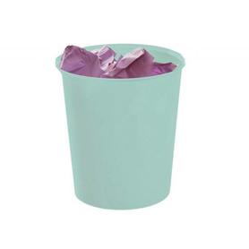 Papelera plastico archivo 2000 ecogreen 100% reciclada 18 litros color verde pastel