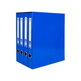 MD41 - Módulo archivador Liderpapel folio sin rado de 40 mm de lomo de cartón color azul