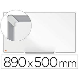 Pizarra blanca nobo ip pro 40/ acero vitrificado magnetico 890x500 mm