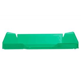 Bandeja sobremesa q-connect plástico de color verde