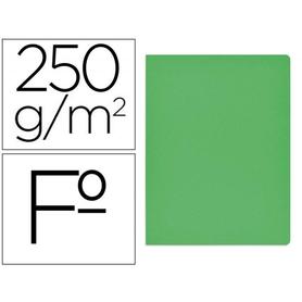 Subcarpeta cartulina gio simple intenso folio verde 250g/m2