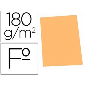 Subcarpeta cartulina gio folio naranja pastel 180 g/m2