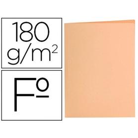 Subcarpeta liderpapel folio naranja pastel 180g/m2