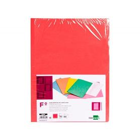 SC38 - Subcarpeta Liderpapel folio cartulina 180 gr de gramaje color rojo