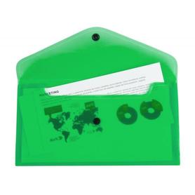 DS55 - Carpeta dossier broche Liderpapel 260 x 140 mm polipropileno de color verde