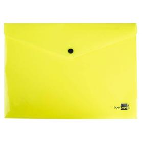 DS70 - Carpeta dossier broche Liderpapel din a4 polipropileno de color amarillo fluor