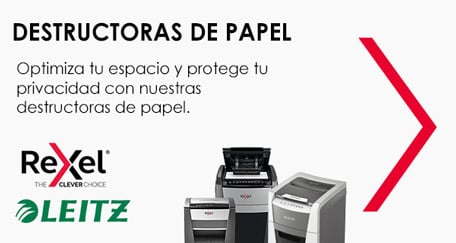 Destructoras y Trituradoras de documentos