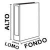Tamaño Folio Lomo 80mm